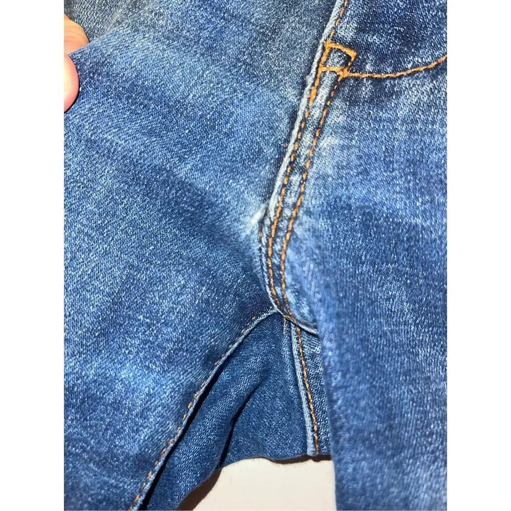 J.Jill Denim 4 Regular‎ BOYFRIEND Straight-Leg Ankle Jeans Paint Splatter